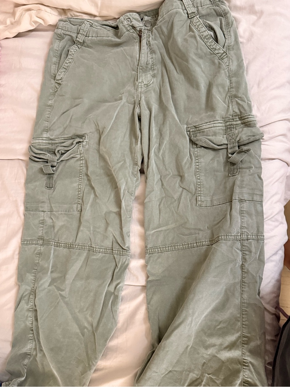 American Eagle Outfitters Light Sage Cargo Joggers